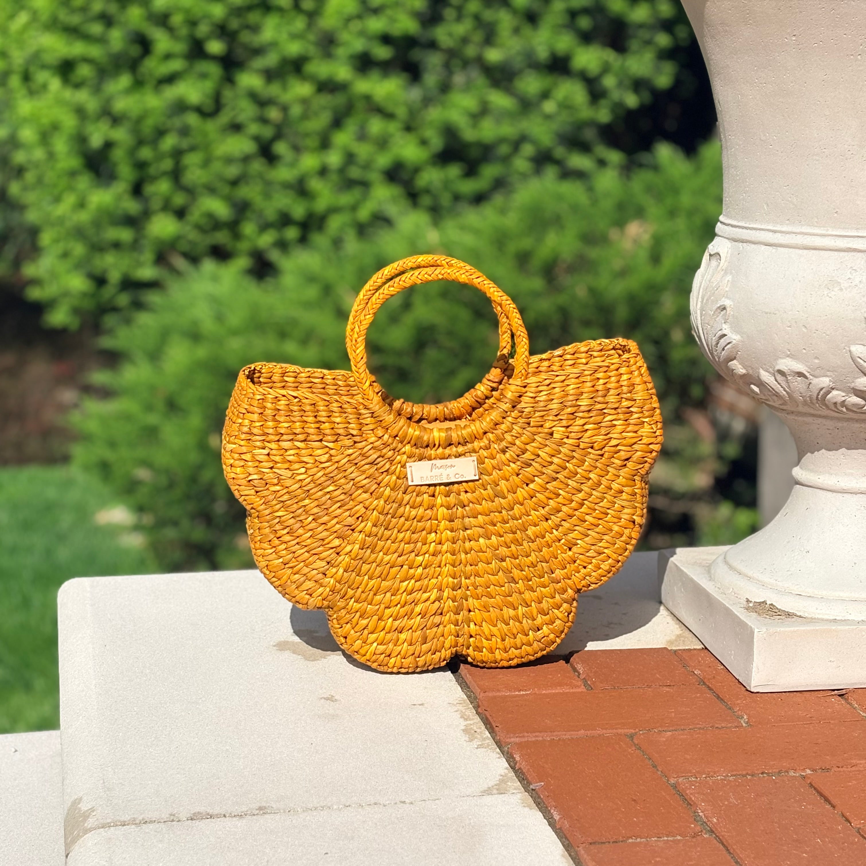 The Azura Butterfly Top Handle Bag