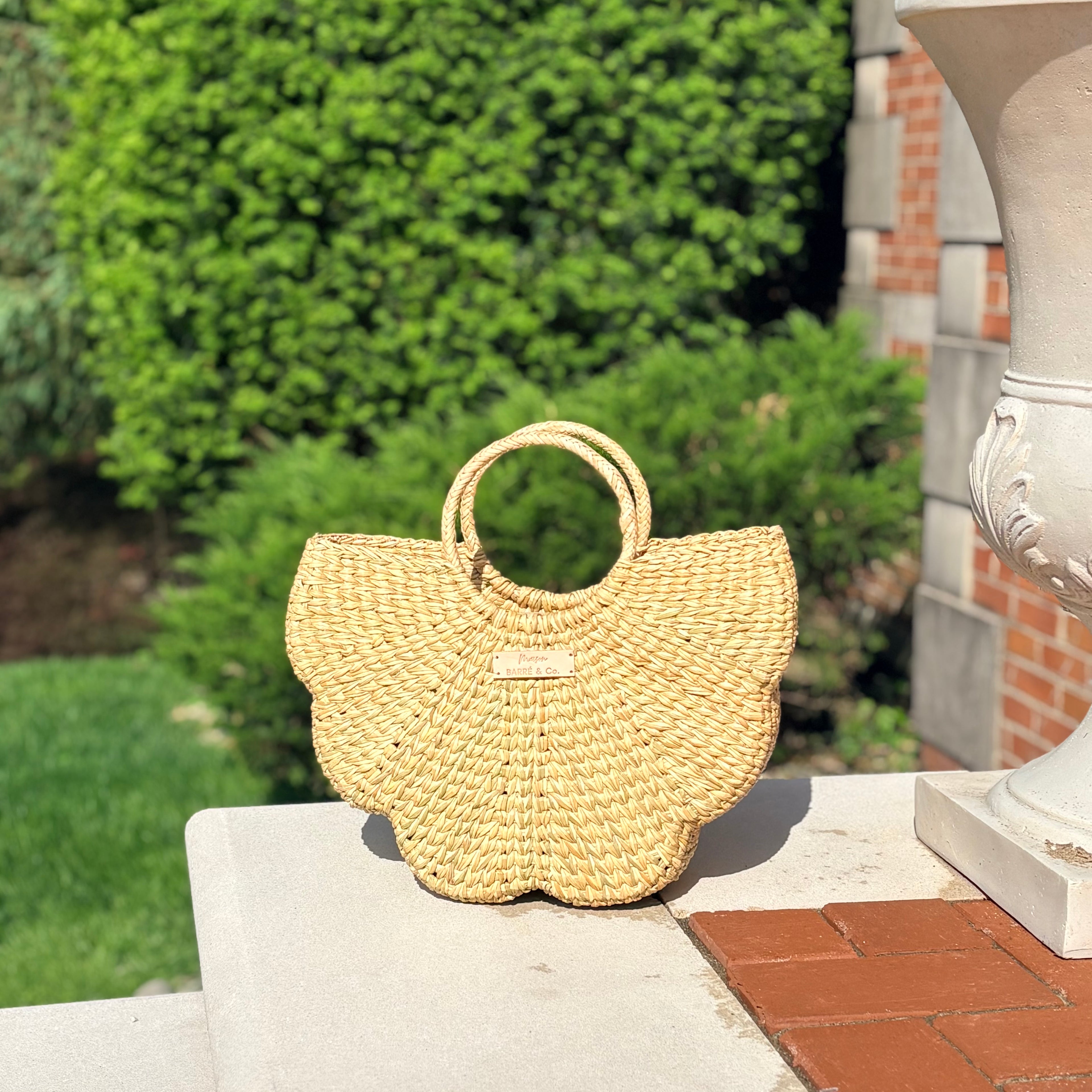 The Azura Butterfly Top Handle Bag