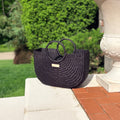 The Cordelia Top Handle Bag - Black