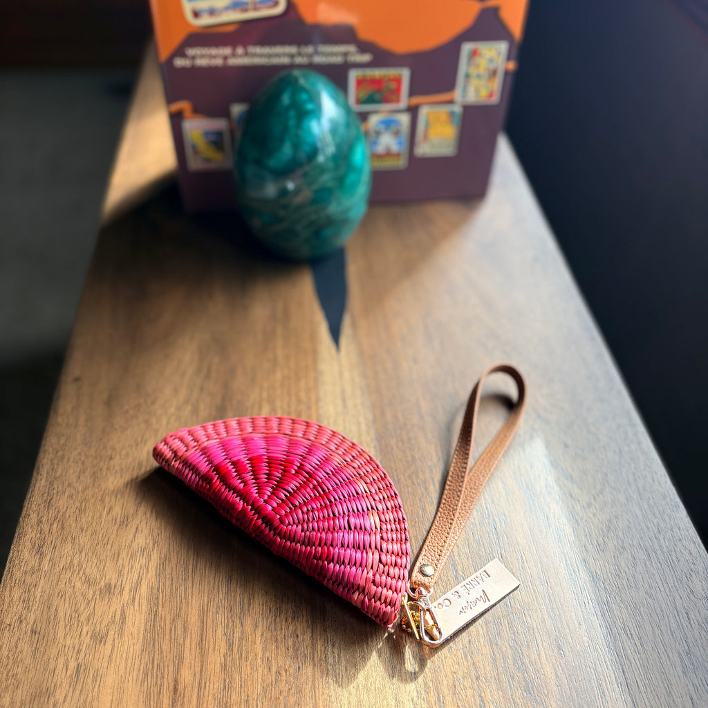 Bundle & Save Seaside: Le Panier Natural and Blue gradient & La Siesta Coin Purse Red Gradient