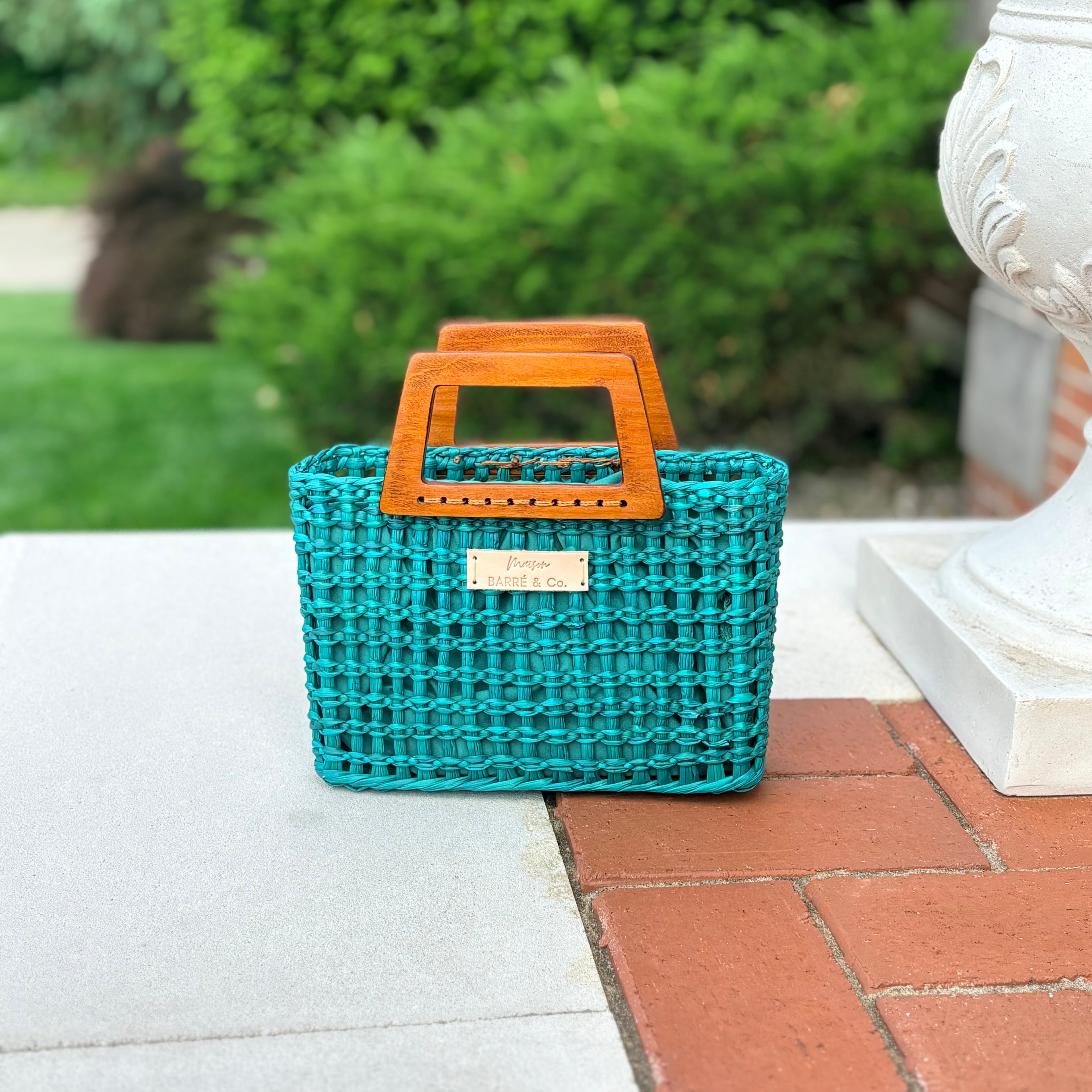 The Petite Alma Mini Bag with Wooden Handles