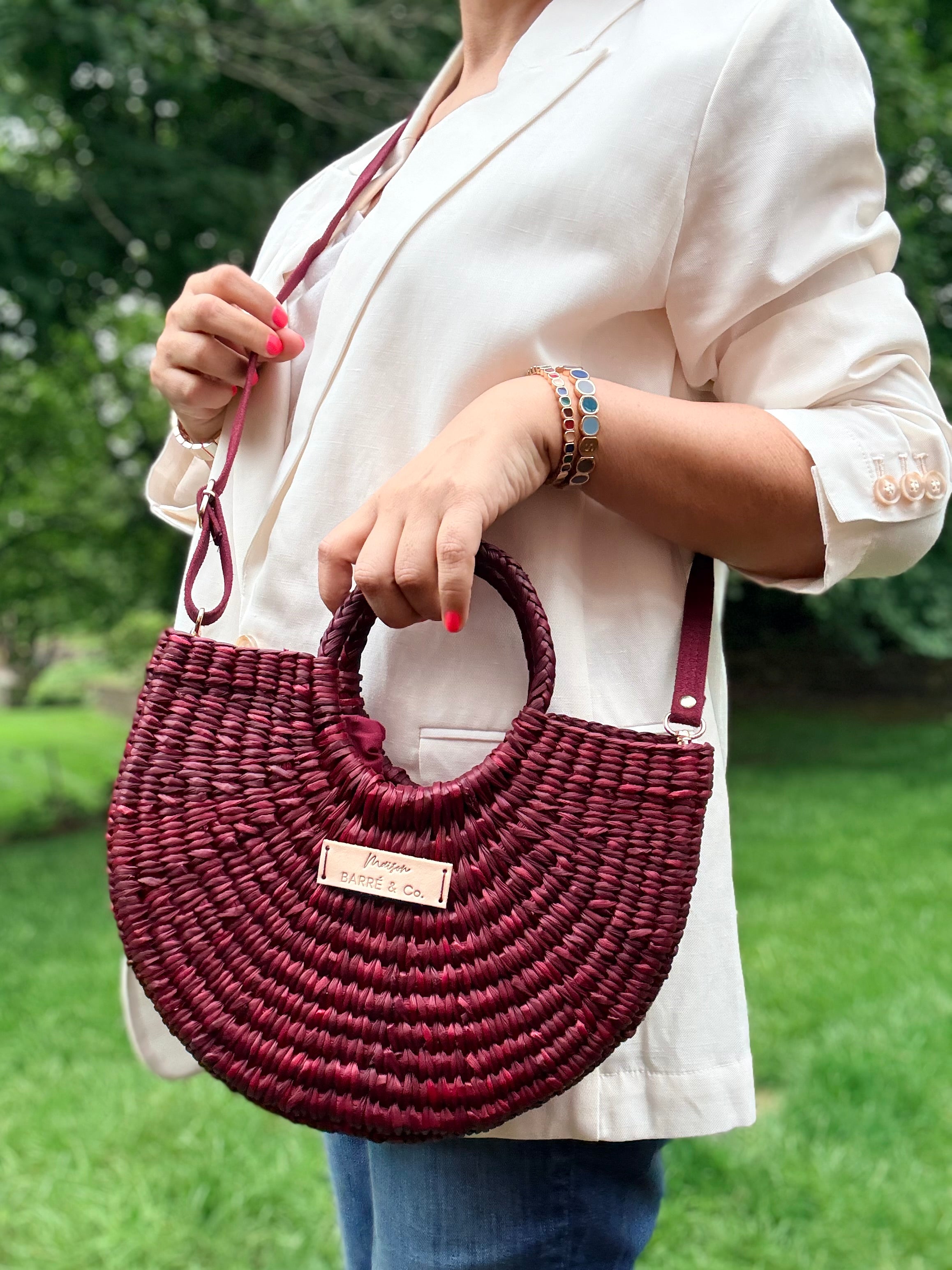 The Riviera Pop Crossbody Bag with Detachable Strap