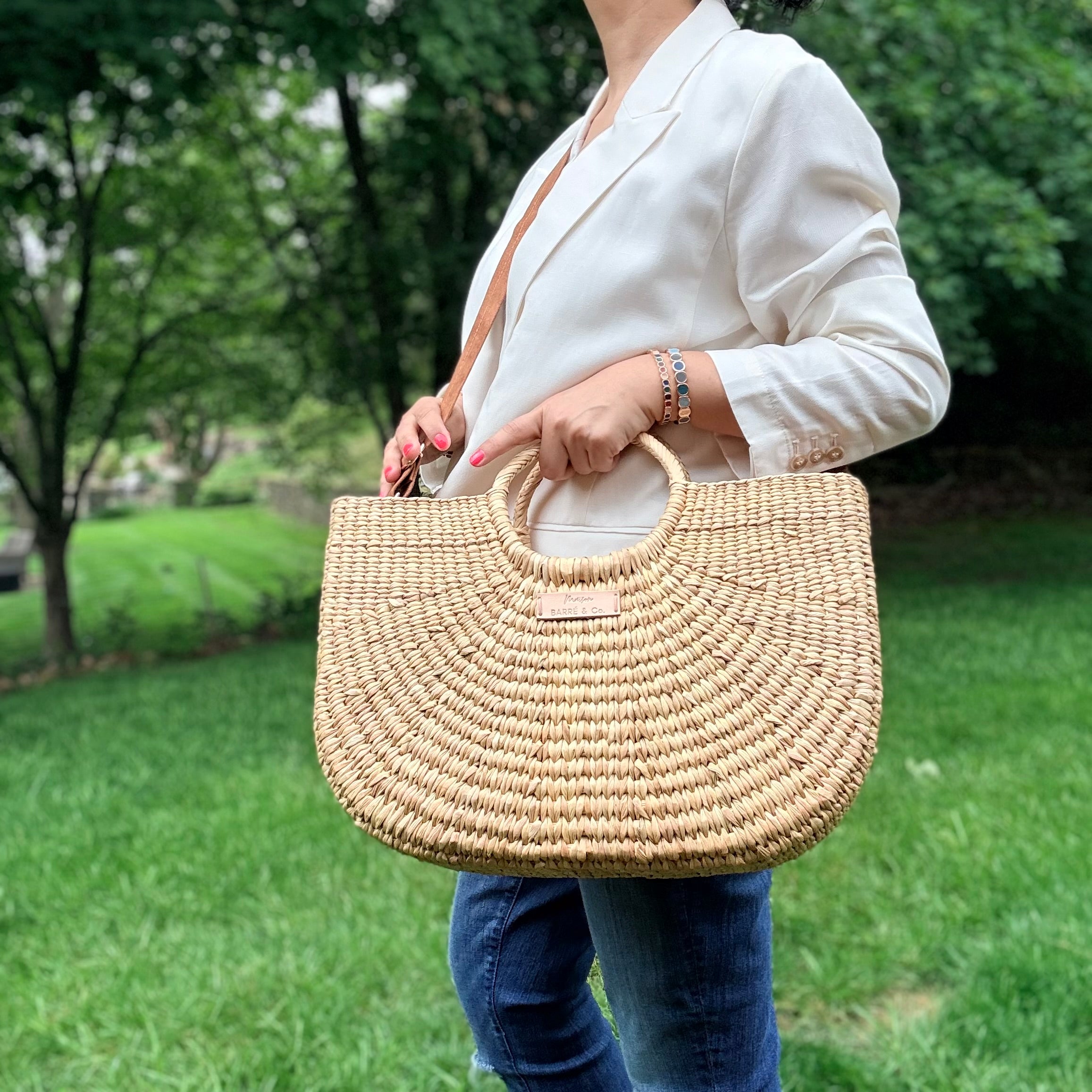 The Cordelia Crossbody Bag - Natural
