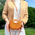 The Riviera Pop Mini Crossbody Handbag - Yellow
