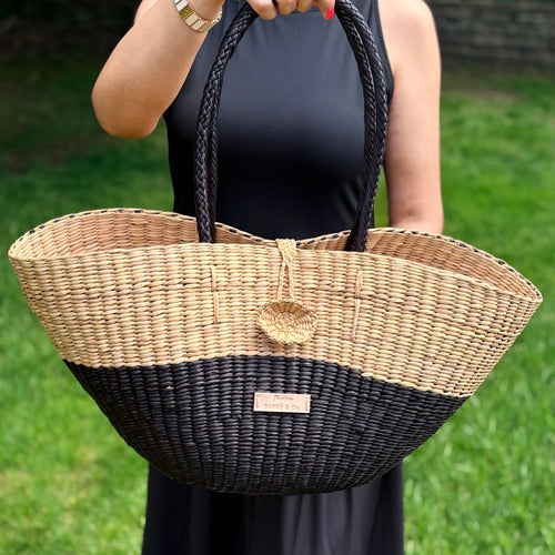 Bundle & Save The Parisian: Le Panier Black and Natural & La Siesta Coin Purse Patterned