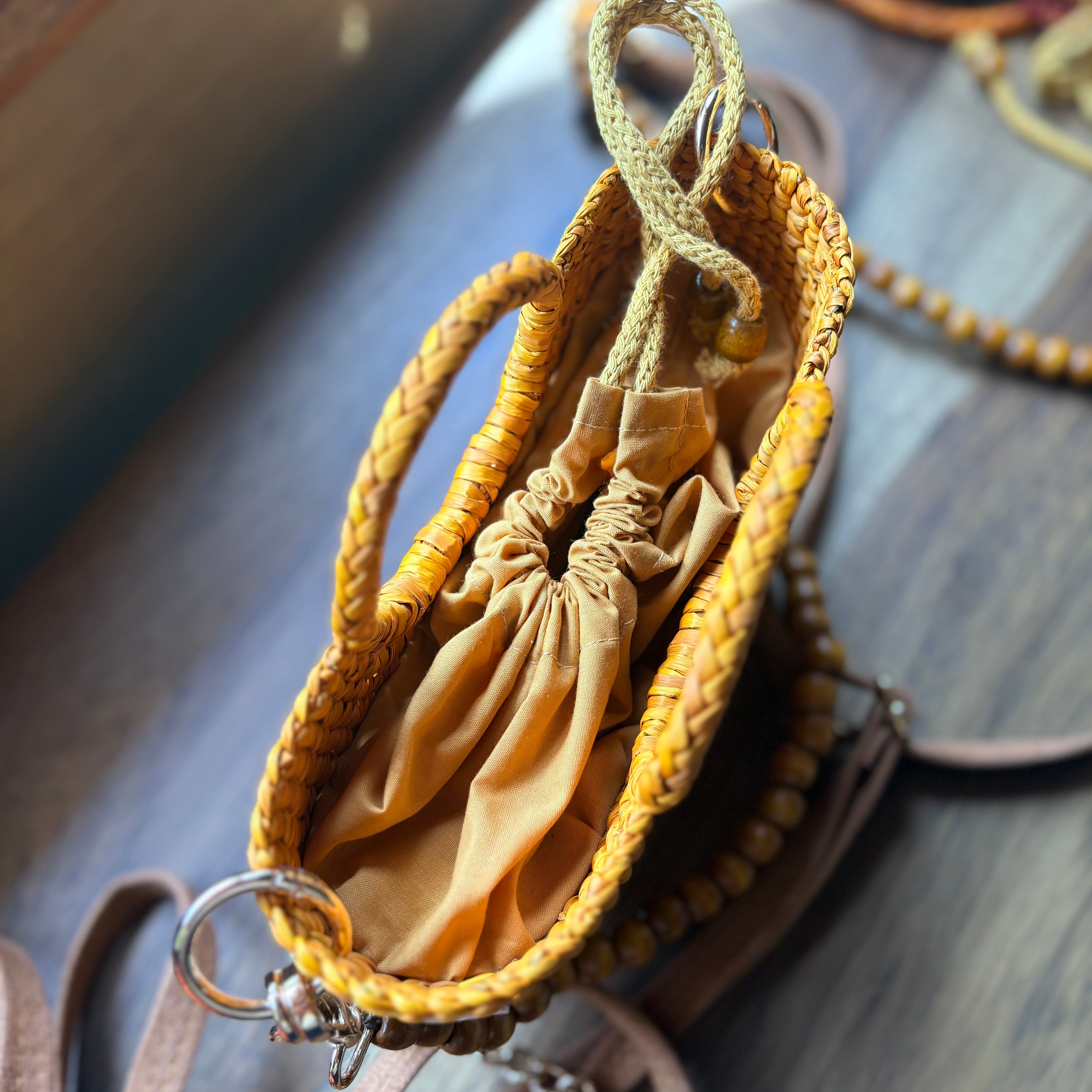 The Riviera Pop Mini Crossbody Handbag - Yellow