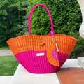 Bundle & Save Half Orange, Half Fuchsia: Le Panier & La Siesta Coin Purse