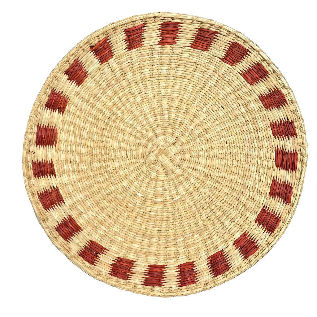 The Solara Wall Art - Set of 5 plates - Natural, Orange, Ochre mix