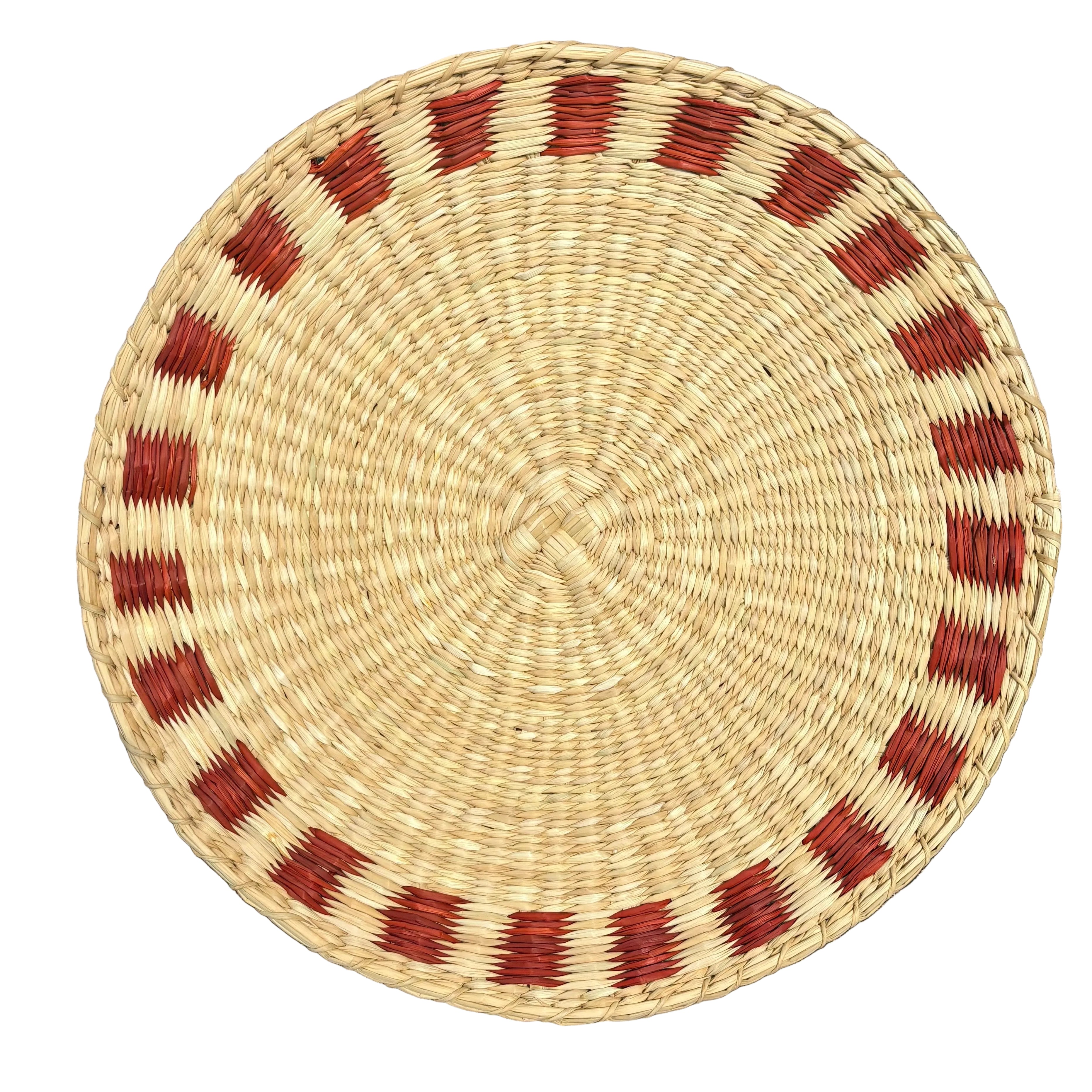 The Solara Wall Art - Set of 5 plates - Natural, Orange, Ochre mix