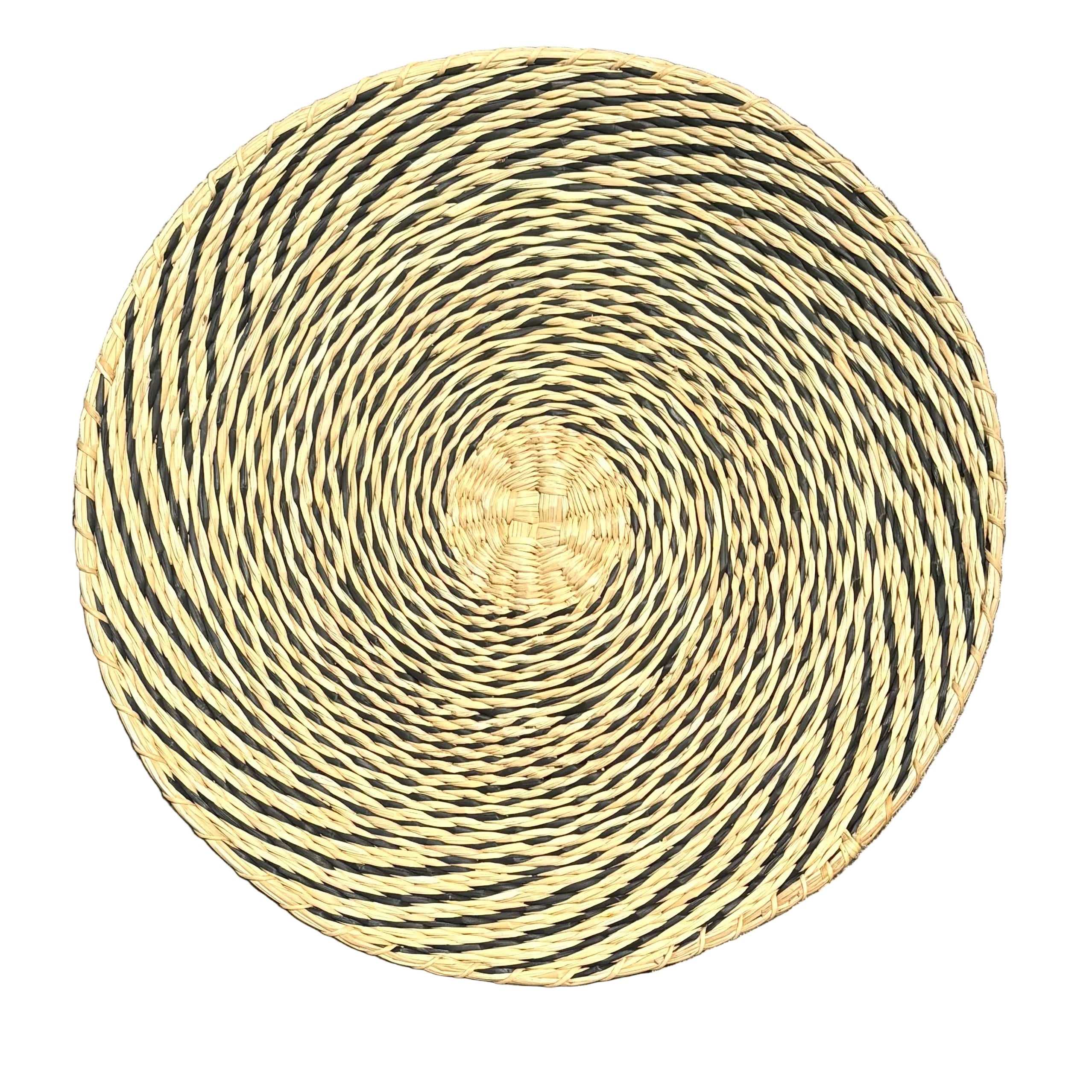 The Solara Wall Art - Set of 4 plates - Natural and Black Mix