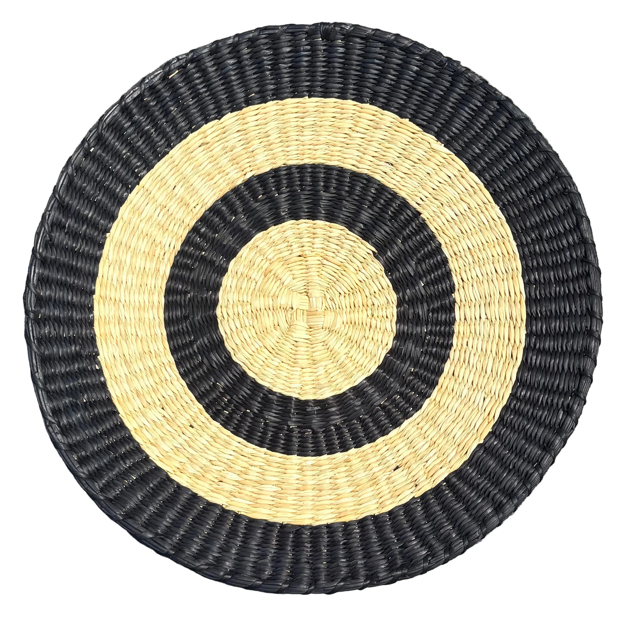 The Solara Wall Art - Set of 4 plates - Natural and Black Mix