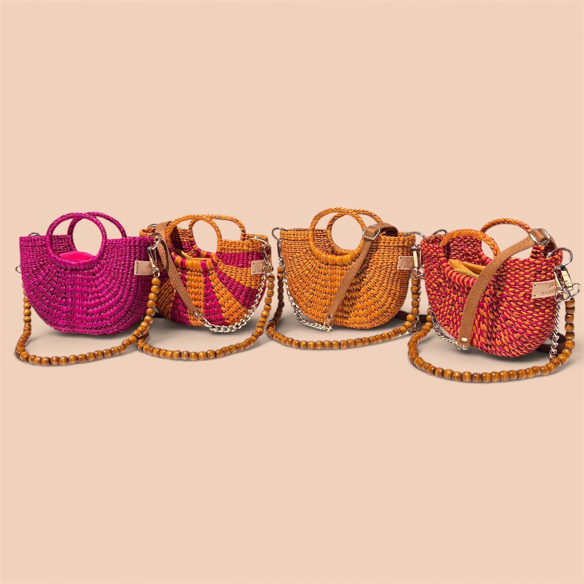 The Riviera Pop Mini Crossbody Handbag - Fuchsia