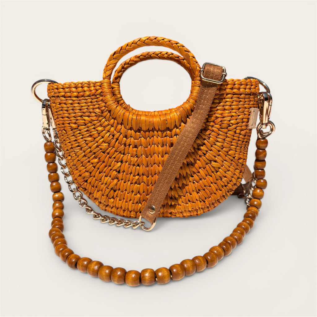 The Riviera Pop Mini Crossbody Handbag - Yellow